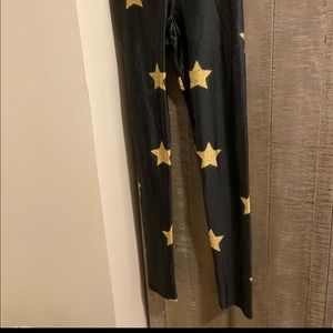 Gold sheep Star leggings